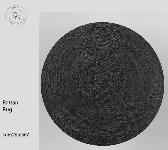 [Dogma] Rattan Rug Dark