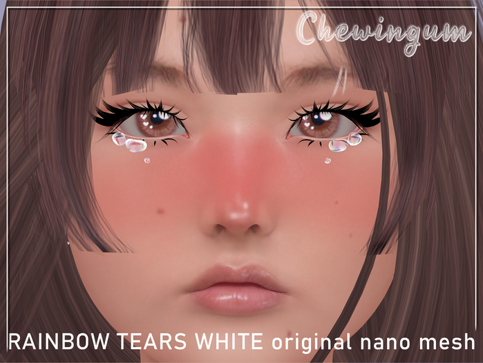 Chewingum RAINBOW TEARS WHITE  BOX