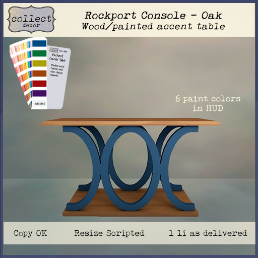 Rockport Console Table - Oak - { collect }