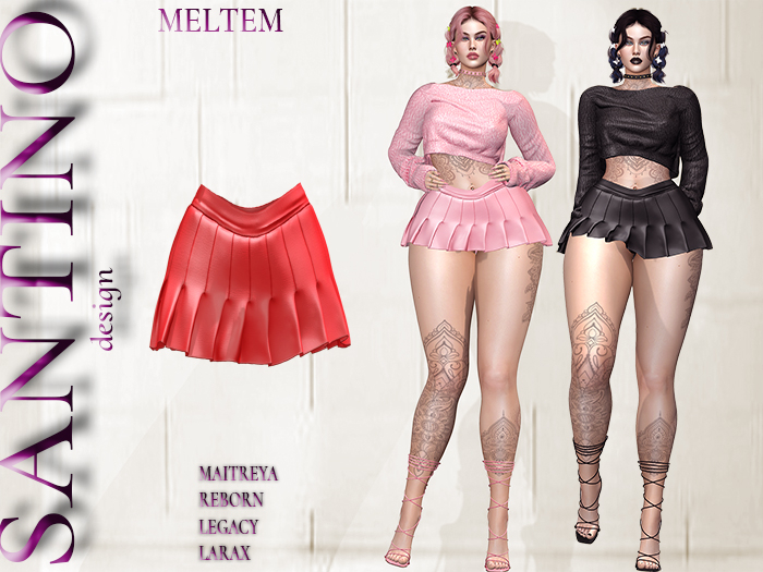 Santino Design-Skirt-Red-ADD ME!!!