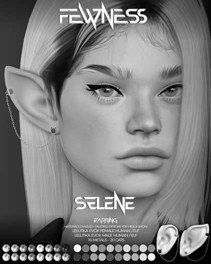 Fewness - Selene Earrings - DEMO
