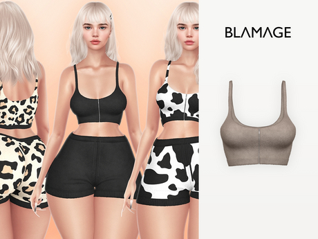 Second Life Marketplace - Blamage - Zuzie Top - Sand