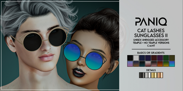 PANIQ - Cat Lashes Sunglasses II Gradients