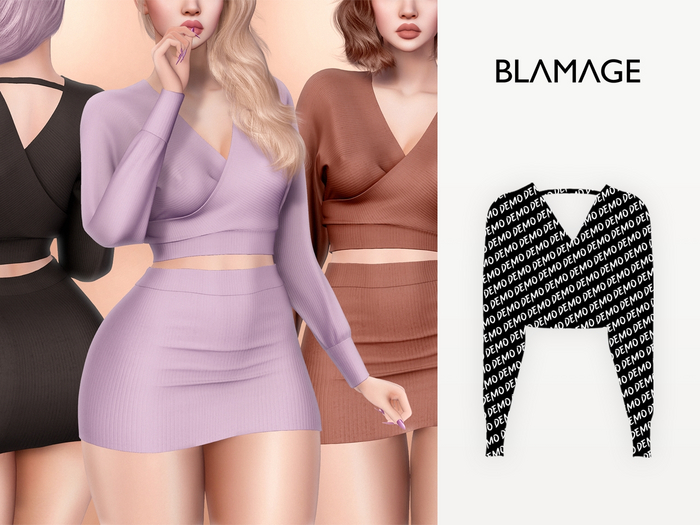 Blamage - Cuddle Sleeve Top - DEMO