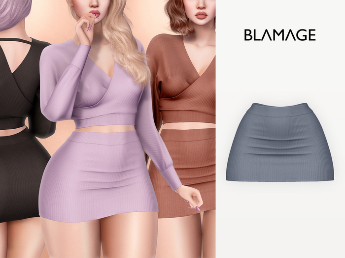 Blamage - Cuddle Skirt - Powder