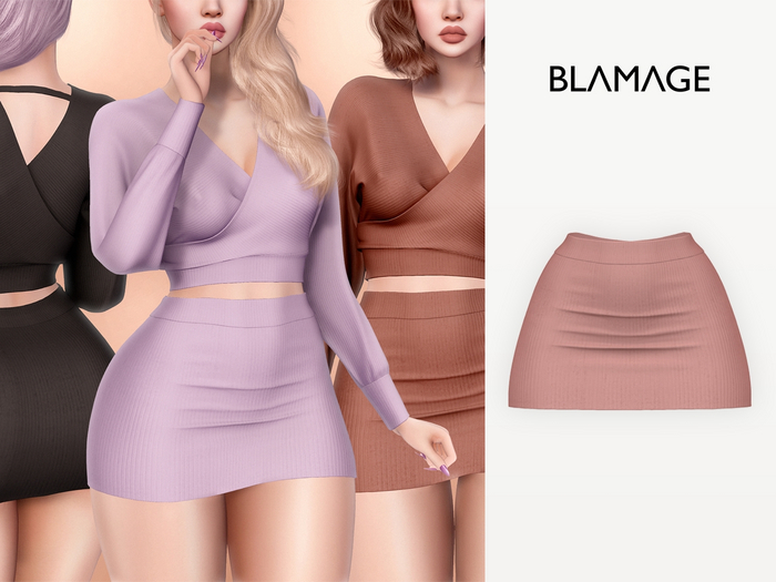 Blamage - Cuddle Skirt - Blush
