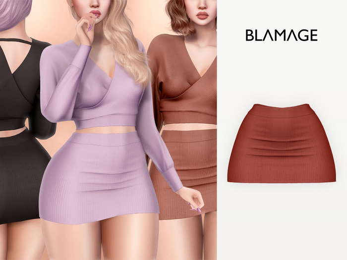 Blamage - Cuddle Skirt - Rust