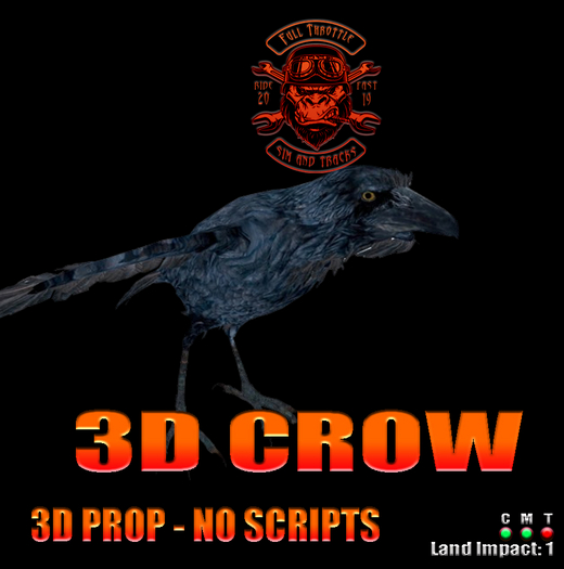 FULL THROTTLE 3D  BLACK Raven 