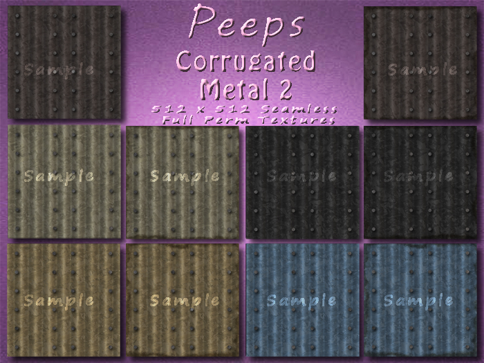 Peeps Textures Corrugated Metal 2