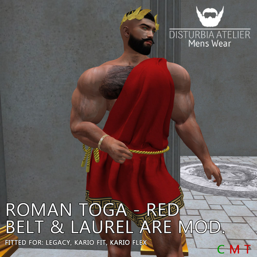 Disturbia - Roman Toga Red Unpacker ADD