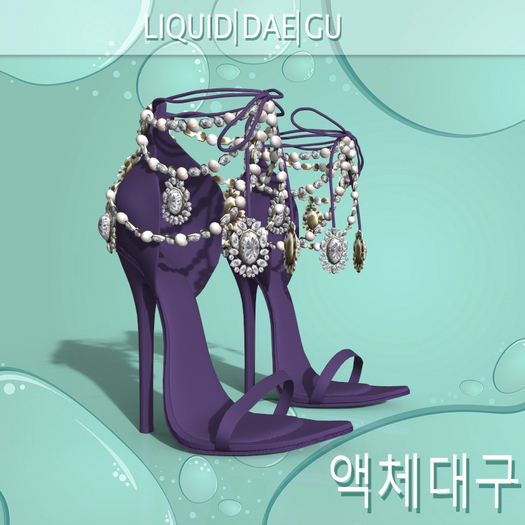 Purple Diamond Heels