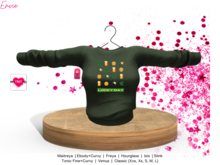 YOURMOM /\ - Envie ' Lucky Day Women's Sweater ' Green