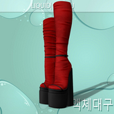 Red Socks Heels