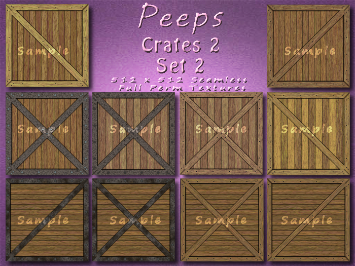 Peeps Textures Crates 2 Set 2