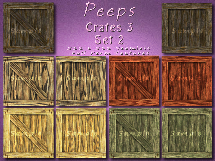Peeps Textures Crates 3 Set 2