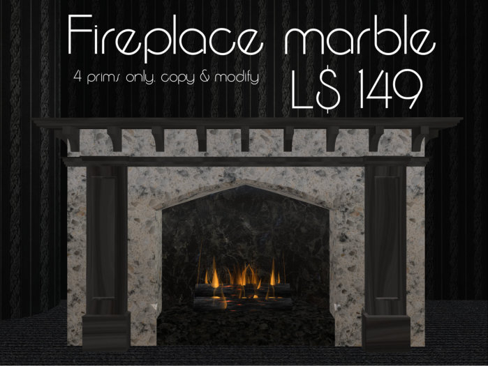Fireplace marble