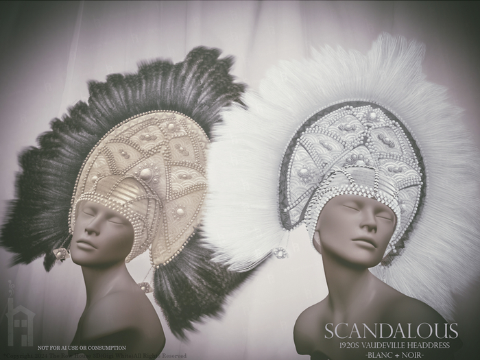 Scandalous Vaudeville Headdress (2X)