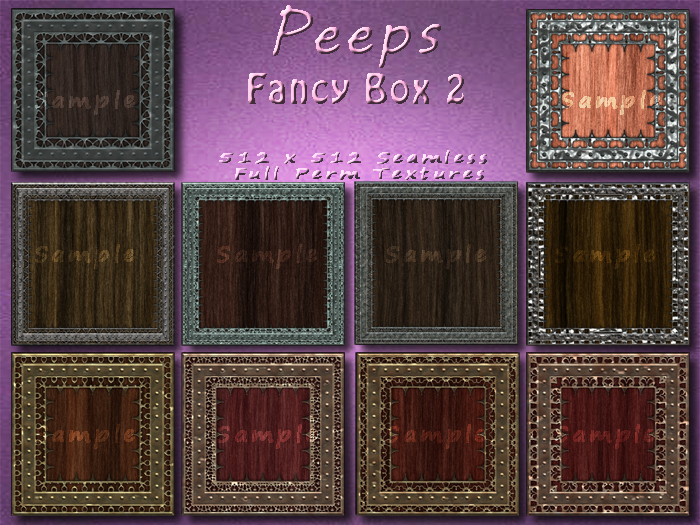 Peeps Textures Fancy Box 2