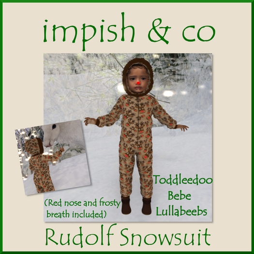 impish & co ~ Rudolf Snowsuit BOX