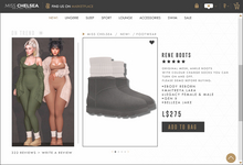 .miss chelsea. Rene Boots Charcoal