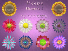 Peeps Textures Flowers 1