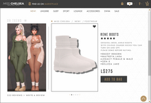 .miss chelsea. Rene Boots White