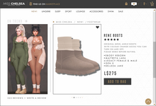 .miss chelsea. Rene Boots Mink