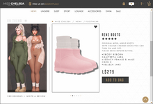 .miss chelsea. Rene Boots Pink