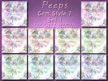 Peeps Textures Gem Style 7 Set 1