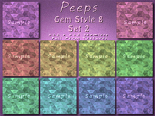 Peeps Textures Gem Style 8 Set 2