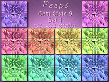 Peeps Textures Gem Style 9 Set 1