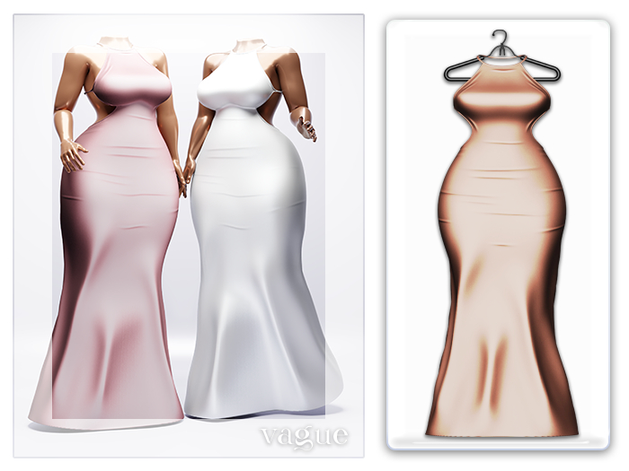 Vague. Venice Dress II - Nude -