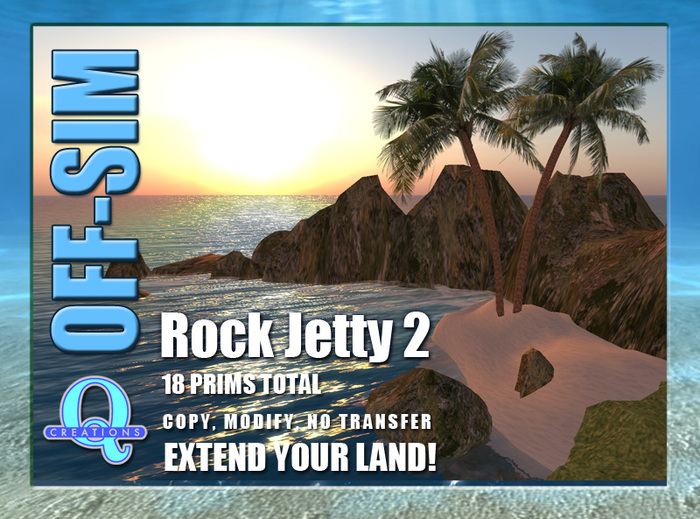 Q Creations - Off Sim Rock Jetty 2 (boxed)