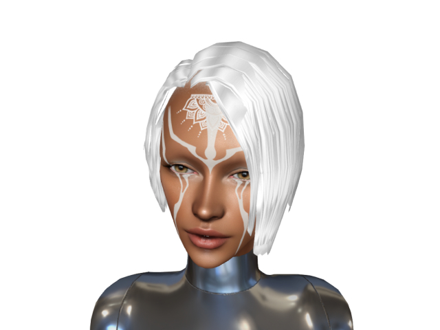 Cyber human hair