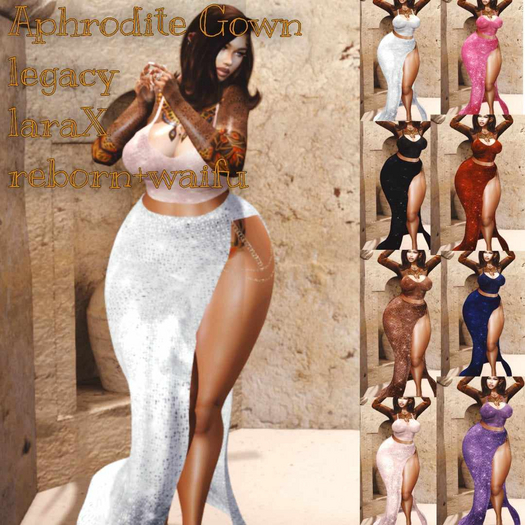 APHRODITE GOWN BLACK