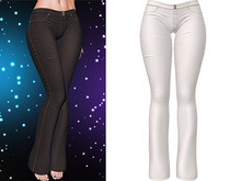 Ramona Low Rise Flared Jeans 2.0 [White] - Maitreya Lara • LaraX • Petite • PetiteX • Legacy • Reborn