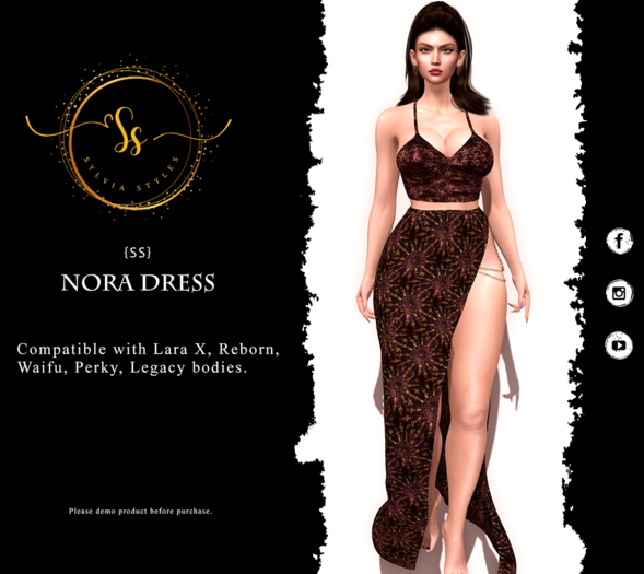 Nora Dress Maroon