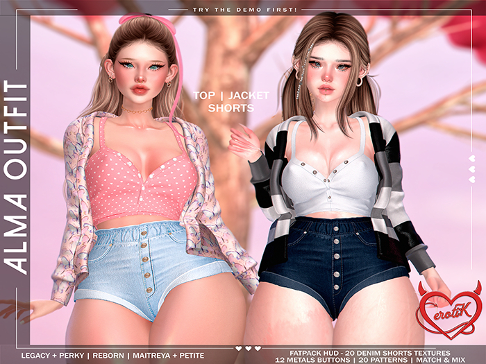 [erotiK] Alma Shorts FATPACK