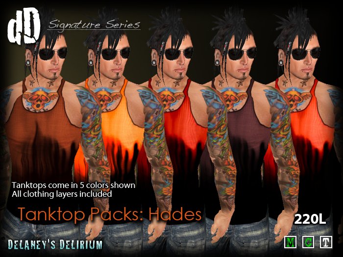 Tanktop Packs (Signature Series) - Stain Hades