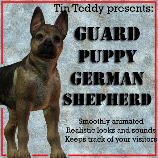 *TT* Animated Guard Puppy - German Shepherd - V4