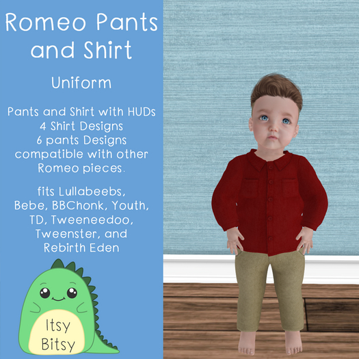 Itsy Bitsy Romeo Uniform Set