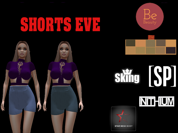 Be Beauty-SHORTS EVE-PEACH,STAR MESH BODY,KUPRA KLARA,KUPRA KUPS, SKING HULIXA