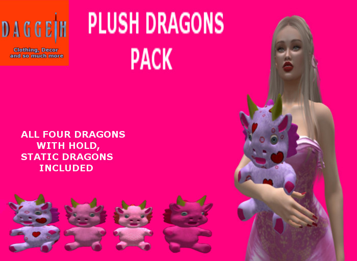 Plush Dragons Pack Daggeth store