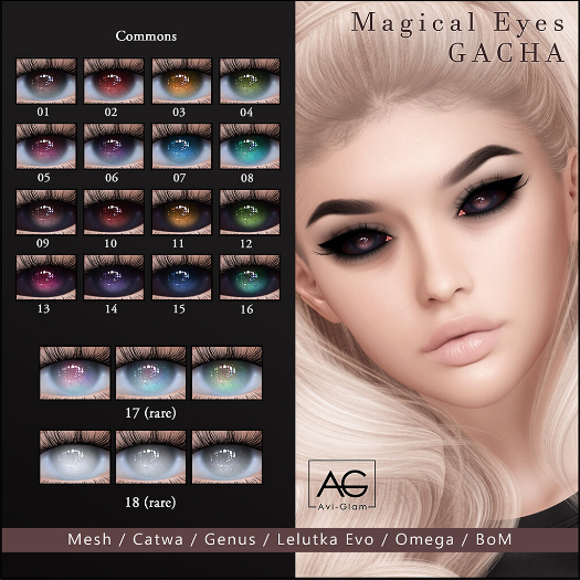 AG. Magical Eyes Gacha - Omega - 14