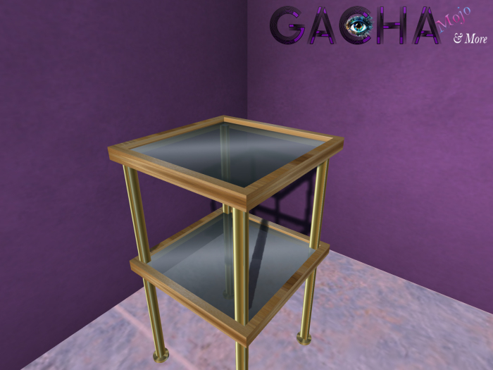 6.{Why Not?} Lochrin Gold Glass table