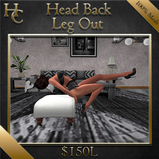 [HC] On Stool Leg Up Head Back F