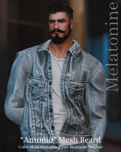 [Melatonine] "Antonio" Mesh Beard Pack