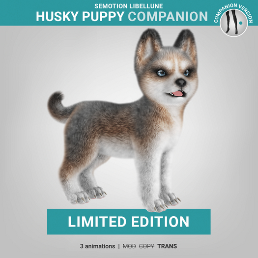 SEmotion Libellune Husky Puppy Companion LIMITED
