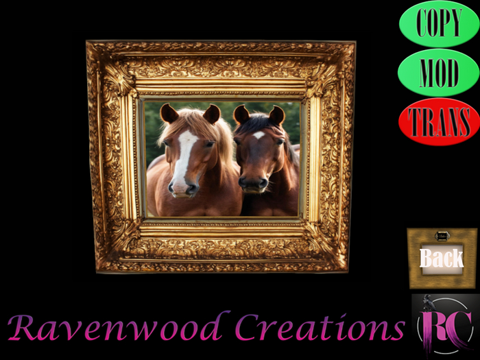 Jack and Diane Gold Frame