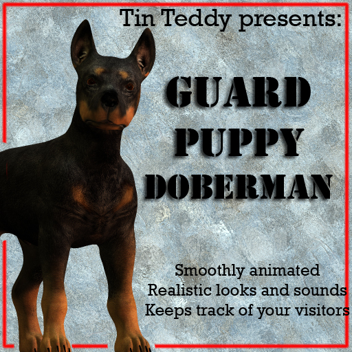*TT* Animated Guard Puppy - Doberman - V4